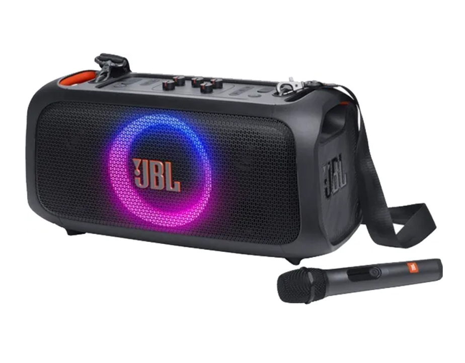 Speaker JBL Partybox On The Go c/ Micr&oacute;fono