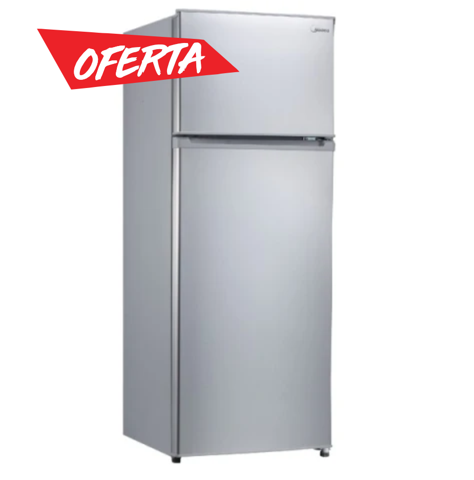 Heladera Midea 300 Litros Fr&iacute;o/H&uacute;medo 2P Silver