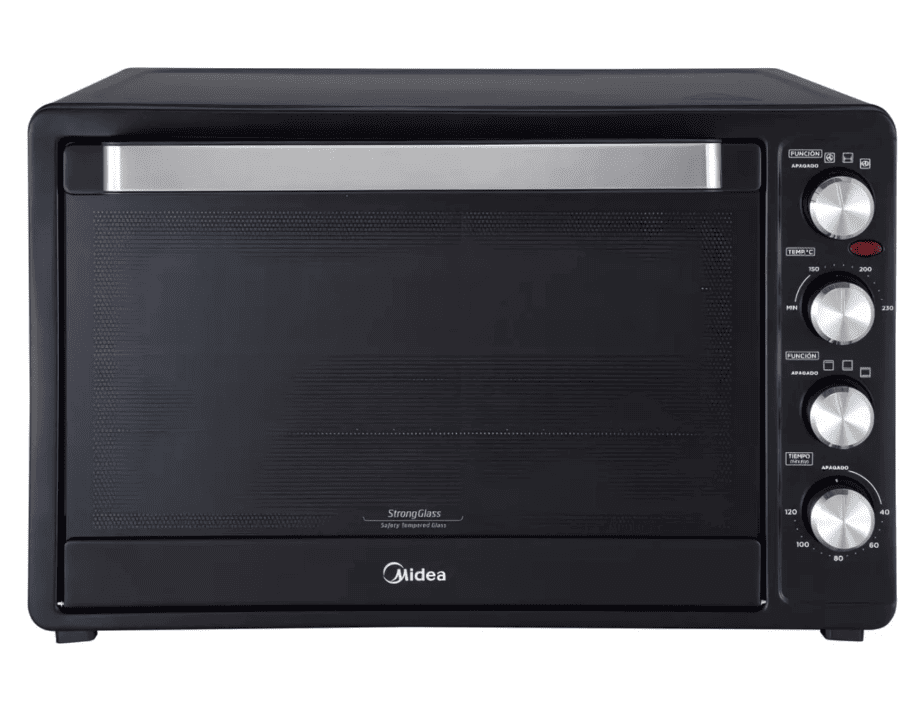 Horno El&eacute;ctrico Midea 55 Litros Negro con Convecci&oacute;n
